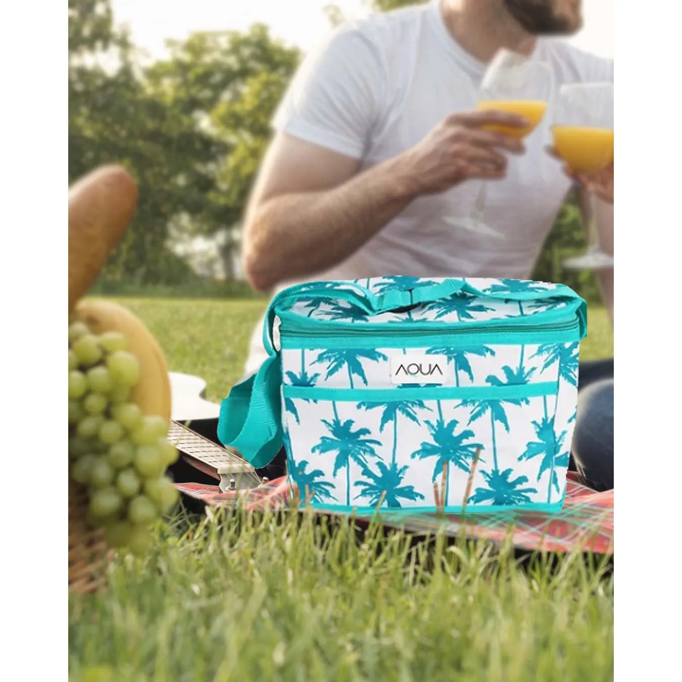 26L Cooler Picnic Bag Thermal Insulated Aqua