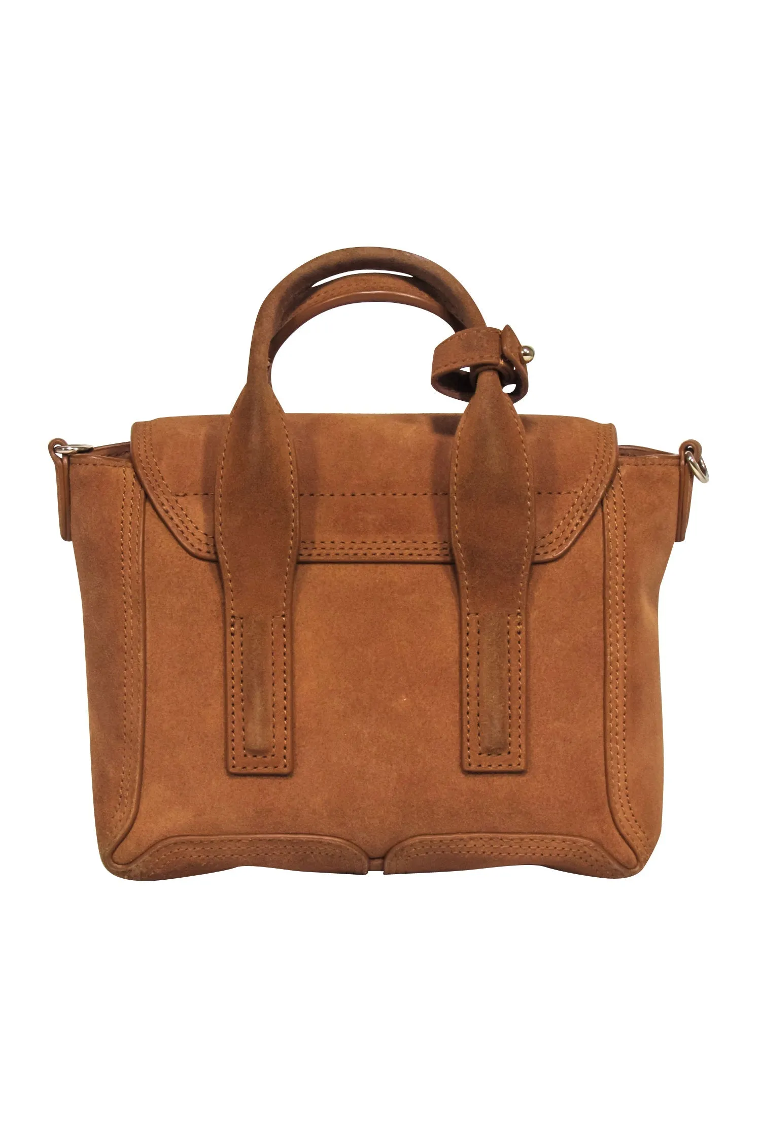 3.1 Phillip Lim - Tan Brown Suede "Pashil" Crossbody Bag