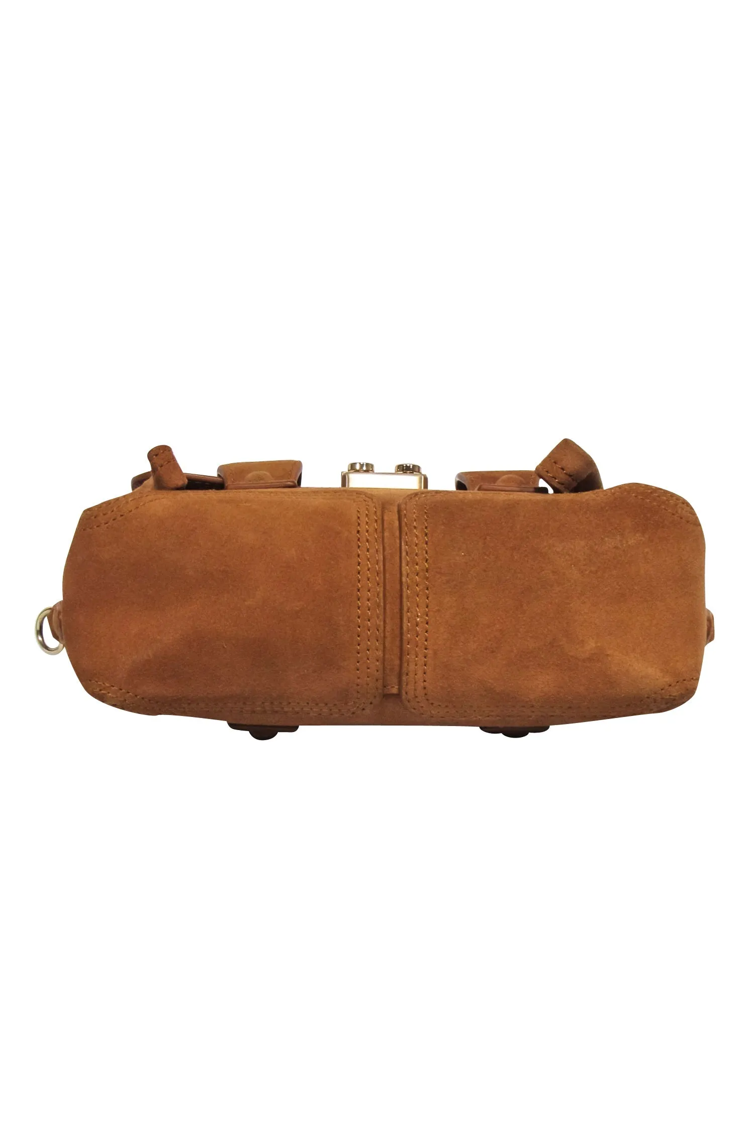 3.1 Phillip Lim - Tan Brown Suede "Pashil" Crossbody Bag