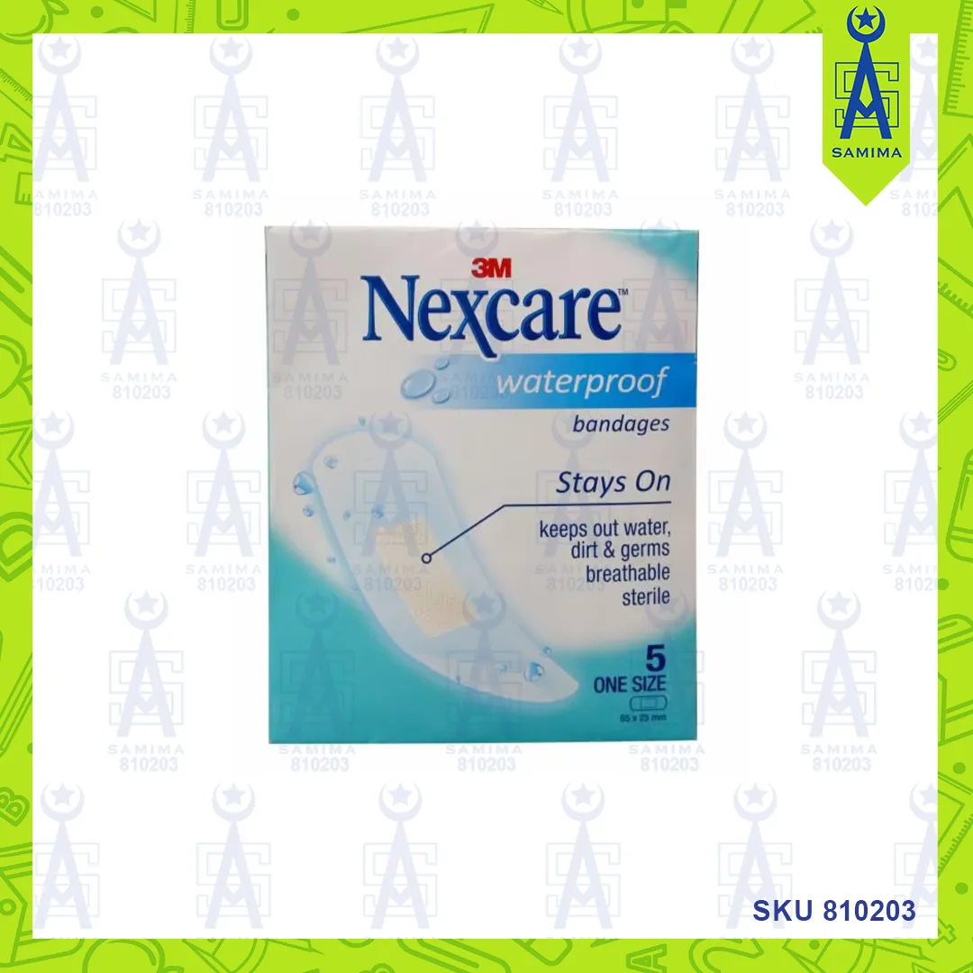 3M NEXCARE WATERPROOF BANDAGES 10 SACHETS