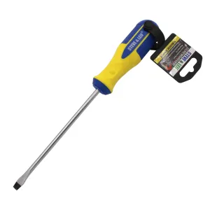 6 inch Yellow/Blue Slotted Screwdriver (6x150mm)