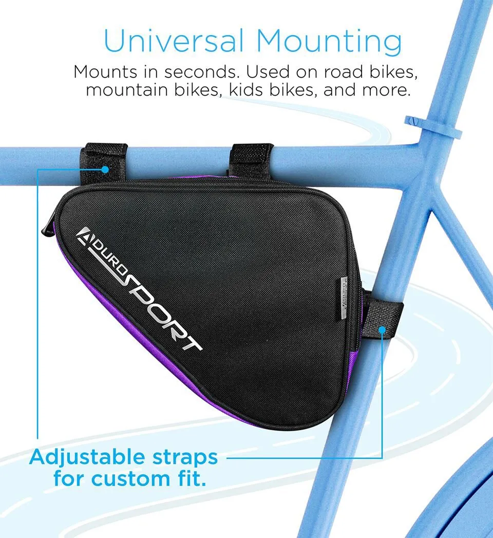 Aduro Sport Triangle Saddle Bicycle Storage Bag