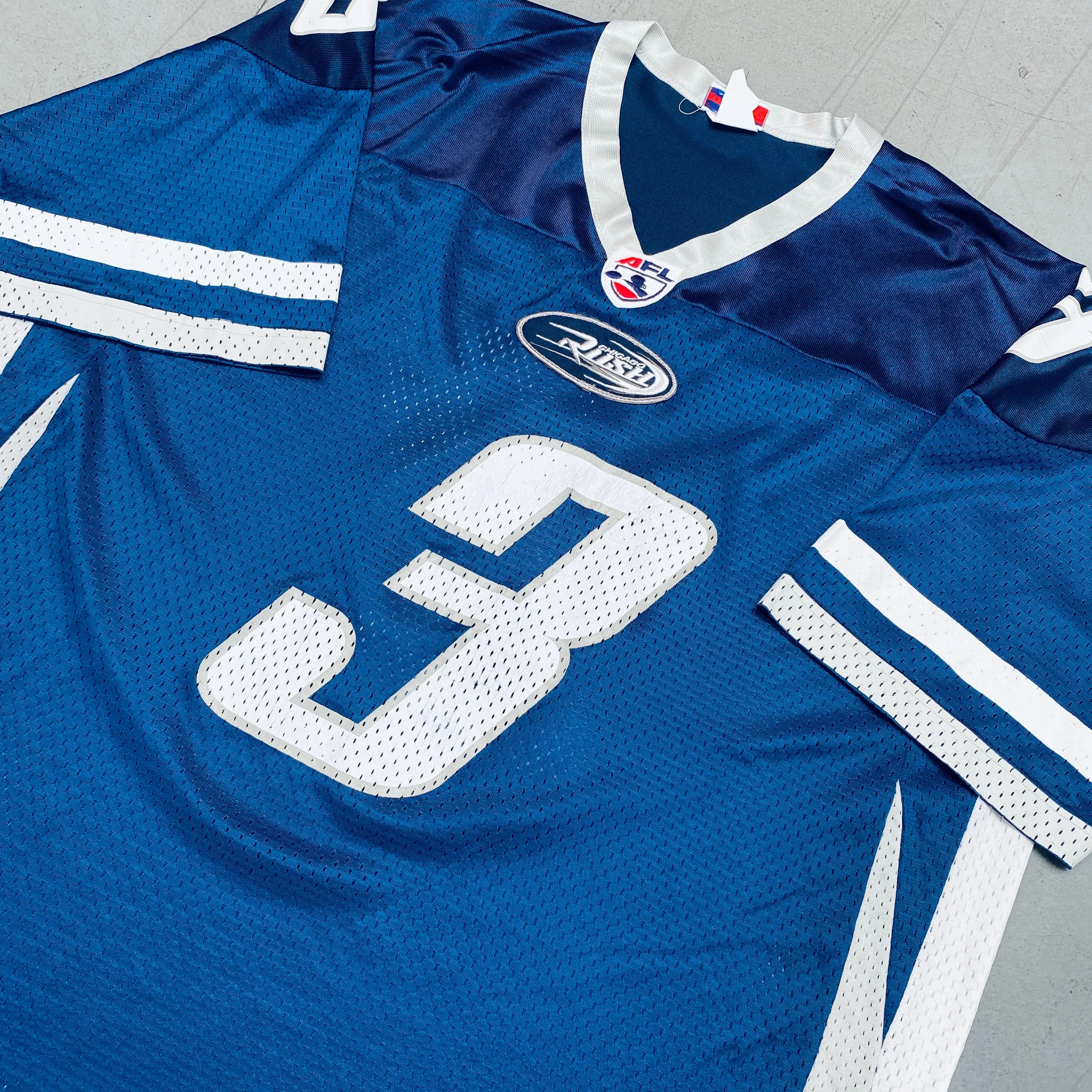 AFL: Chicago Rush No. 3 Majestic Jersey (XXL)