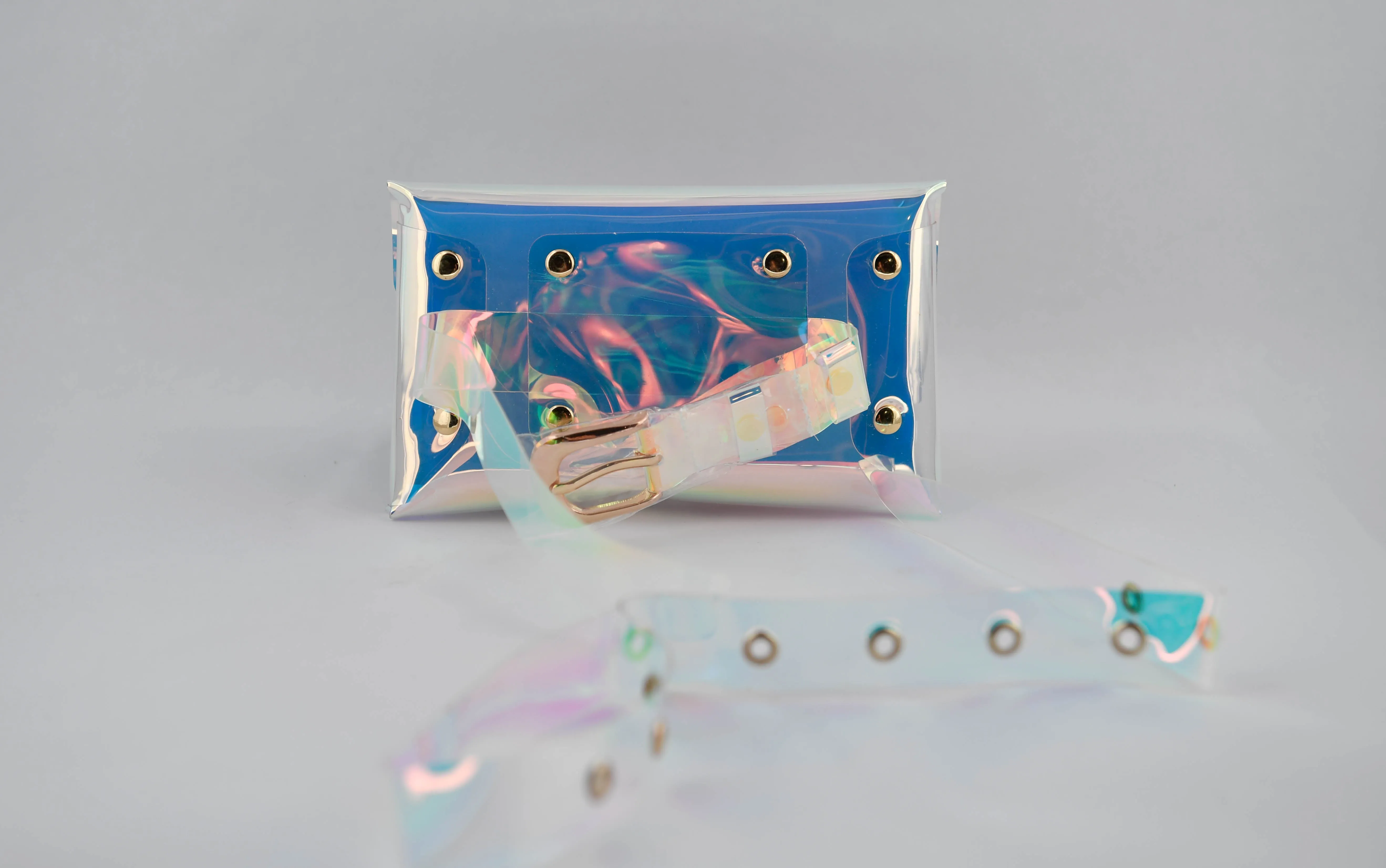 Alpha Omicron Pi Holographic Belted Fanny Pack