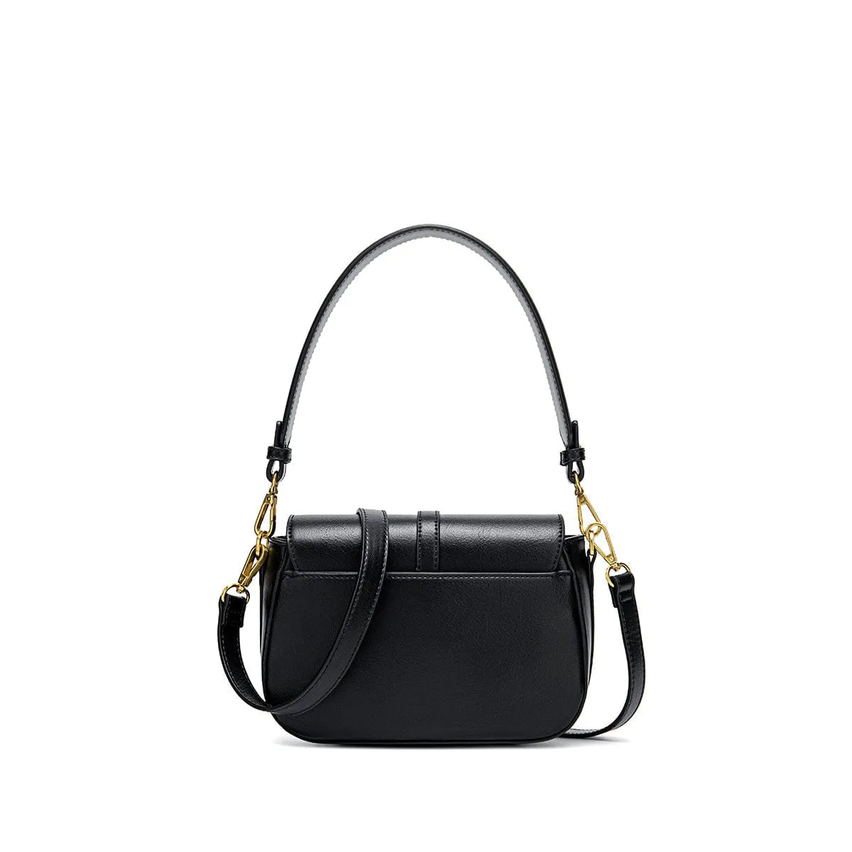 Athena Saddle Bag - Black