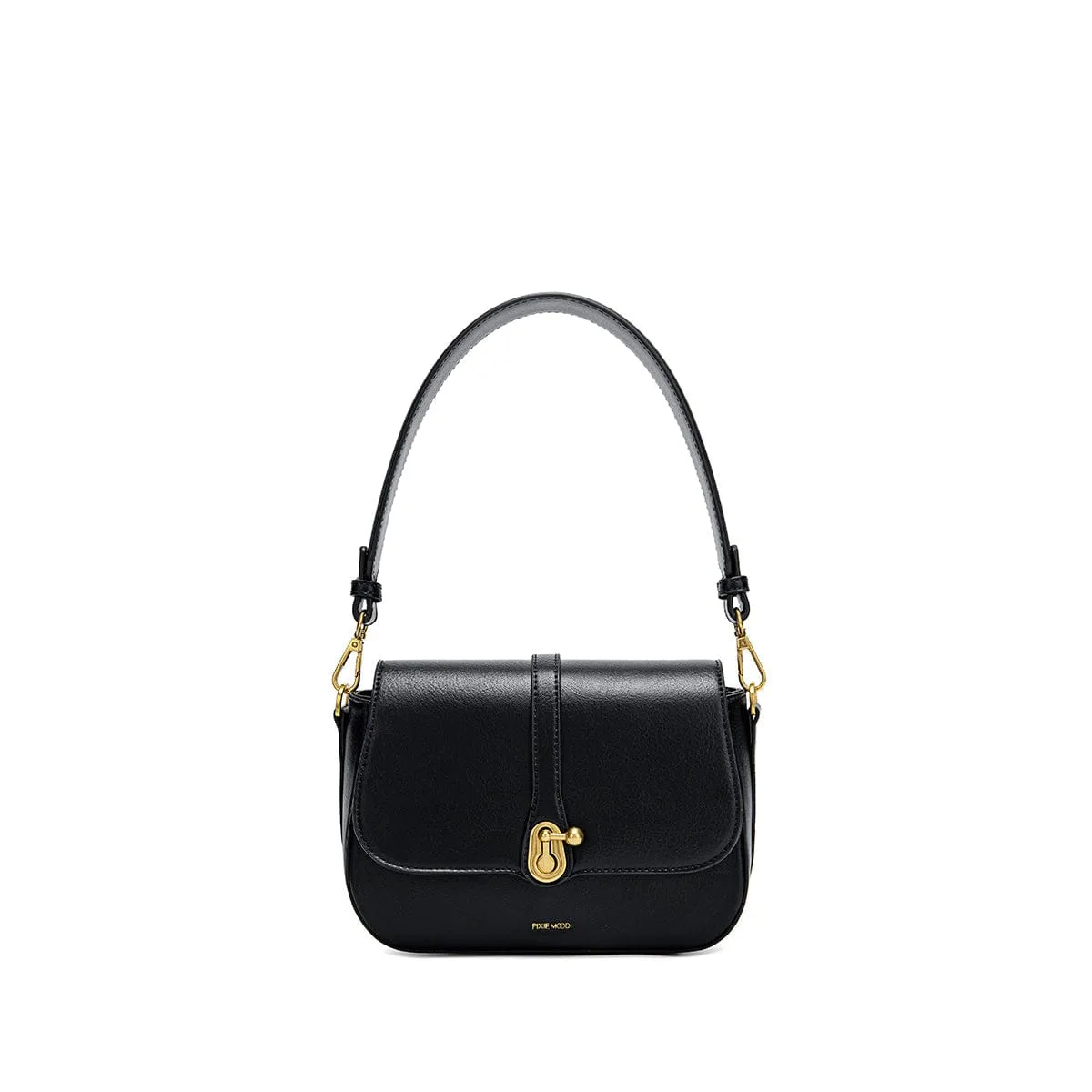 Athena Saddle Bag - Black