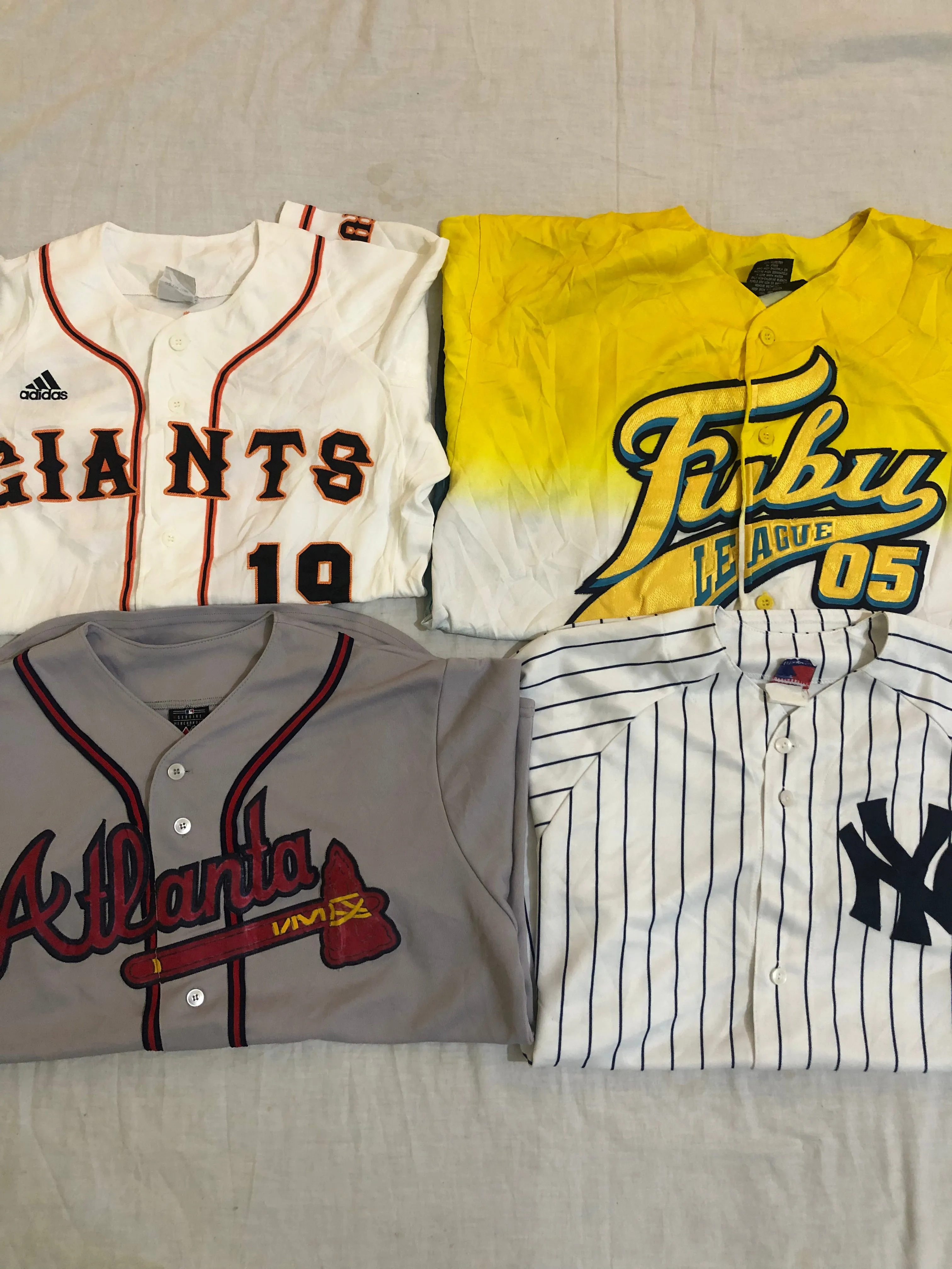 Baseball Jerseys 19 pices