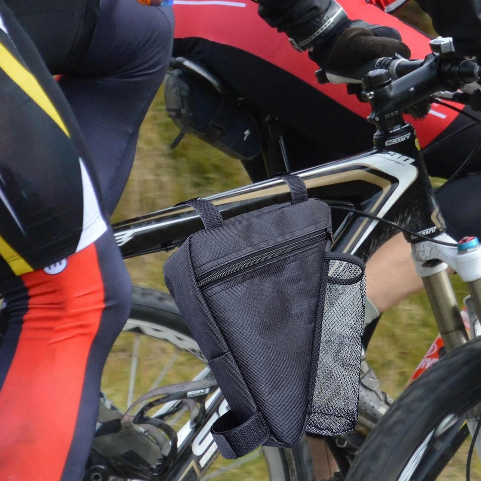 Bicycle Bike Storage Bag Triangle Saddle Frame Pouch for Accessories