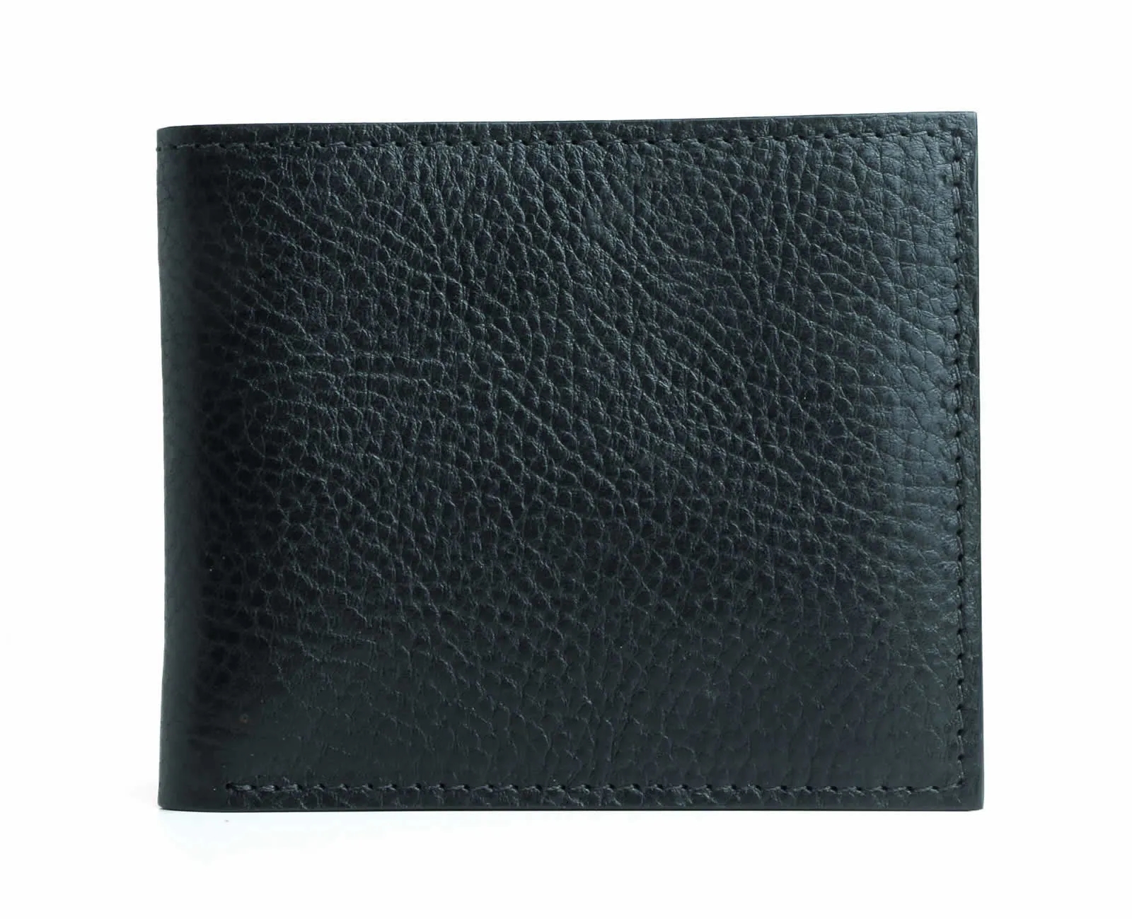 Bifold Leather Wallet Black