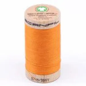 Blazing Orange Organic Cotton Thread Spool-4804