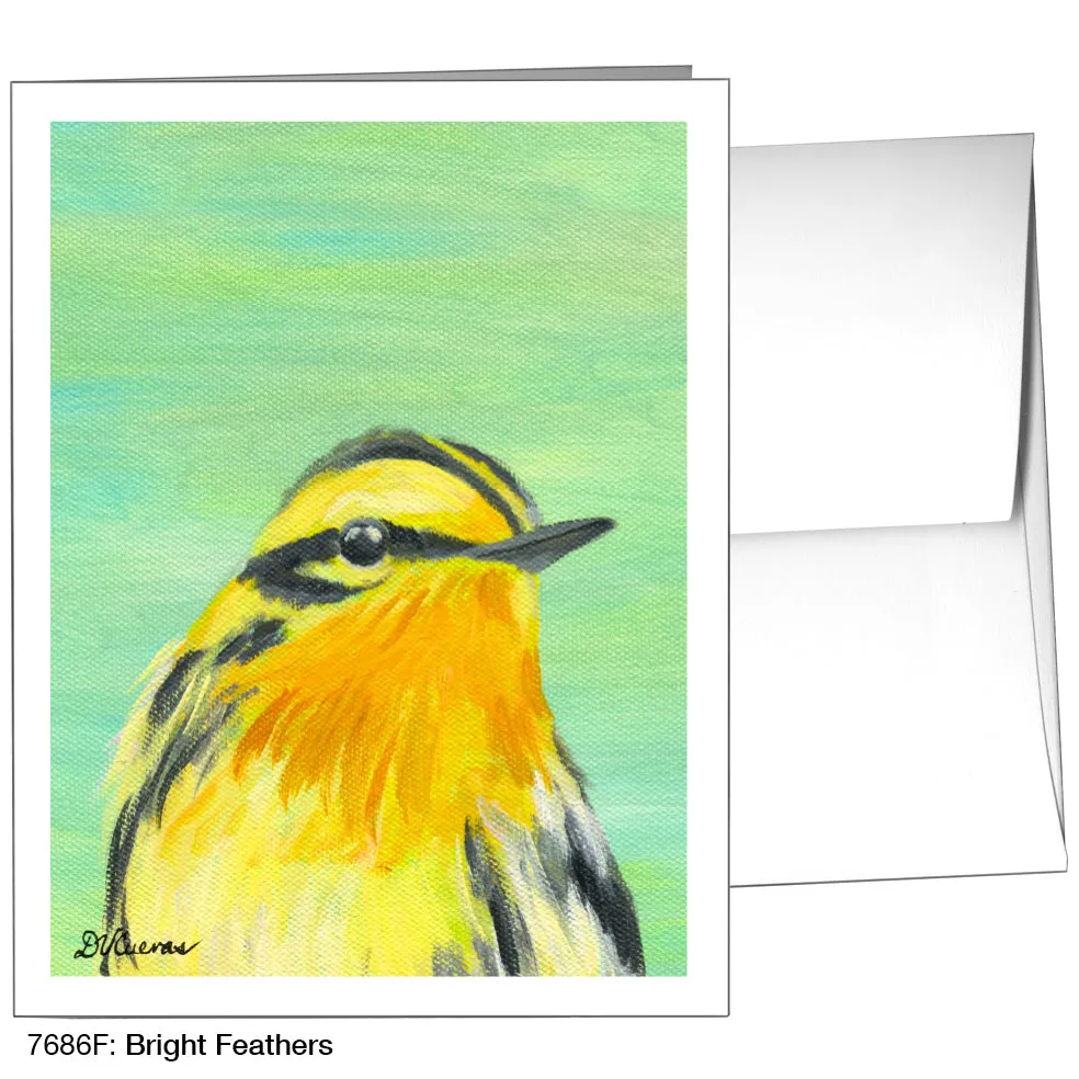 Bright Feathers, Greeting Card (7686F)