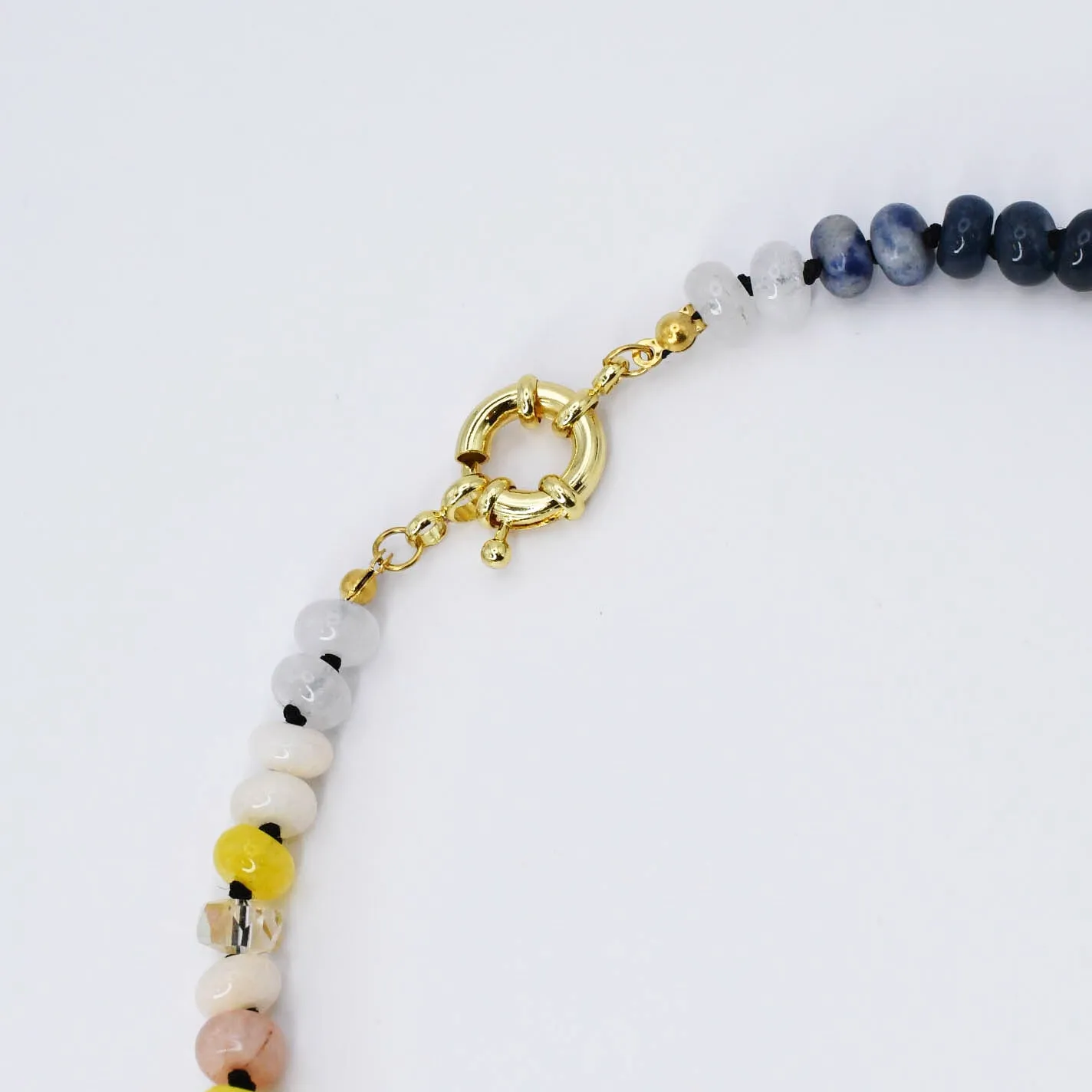 Brooke Navy Gold Gemstone N21