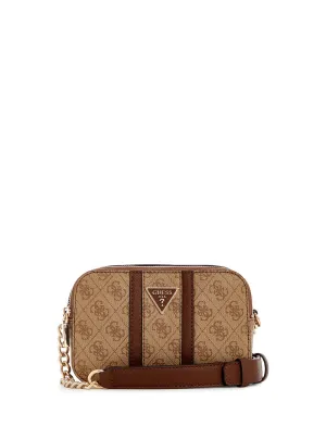 Brown Logo Noreen Camera Crossbody Bag