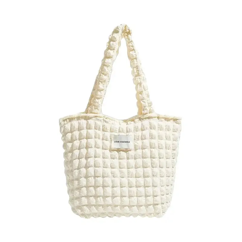 Bubble Tote Bag Lightweight Handbag