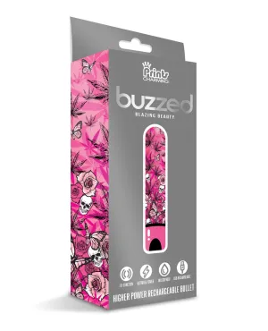 Buzzed 3.5" Rechargeable Bullet - Blazing Beauty Pink