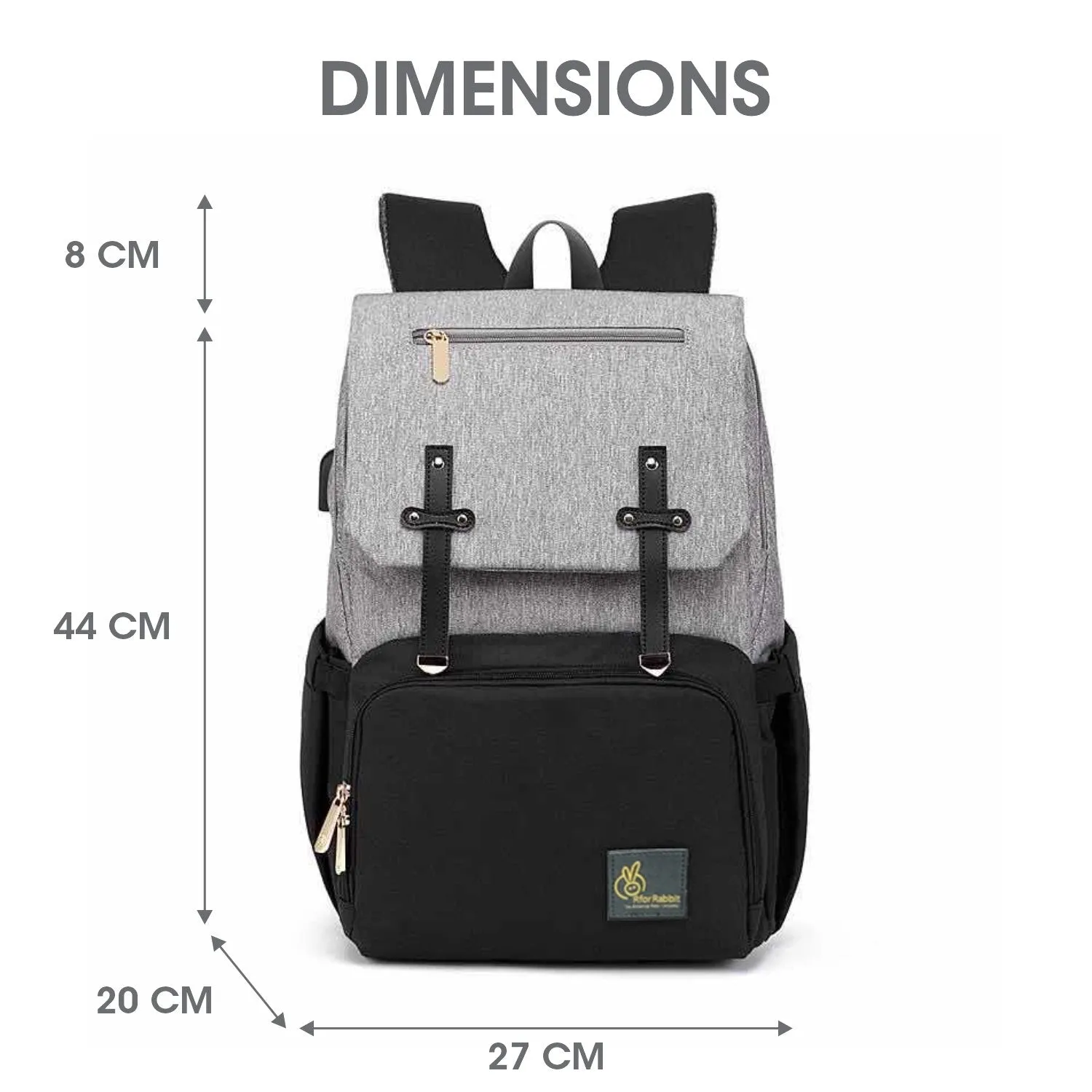 Caramello Smart Diaper Bags For Mother With High-Quality Water-Resistant Material