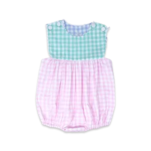 Charming Bubble - Pink, Mint, Blue Check