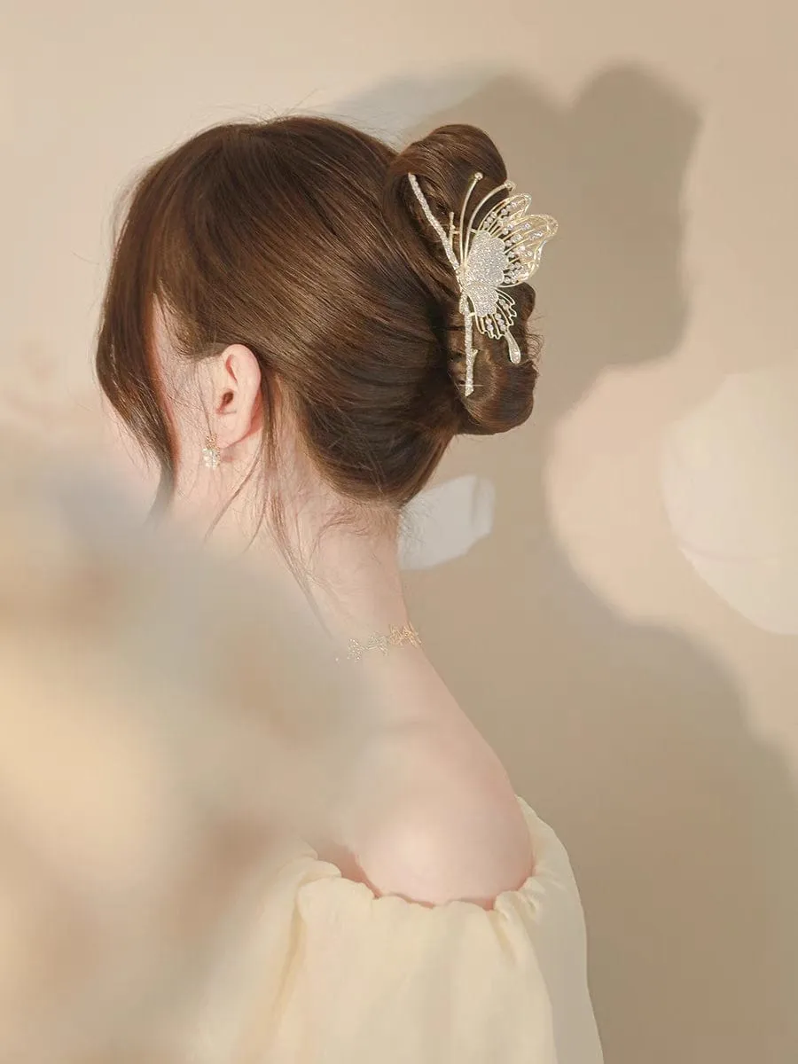 Charming Butterfly Chignon Claw Clip Hair Clip