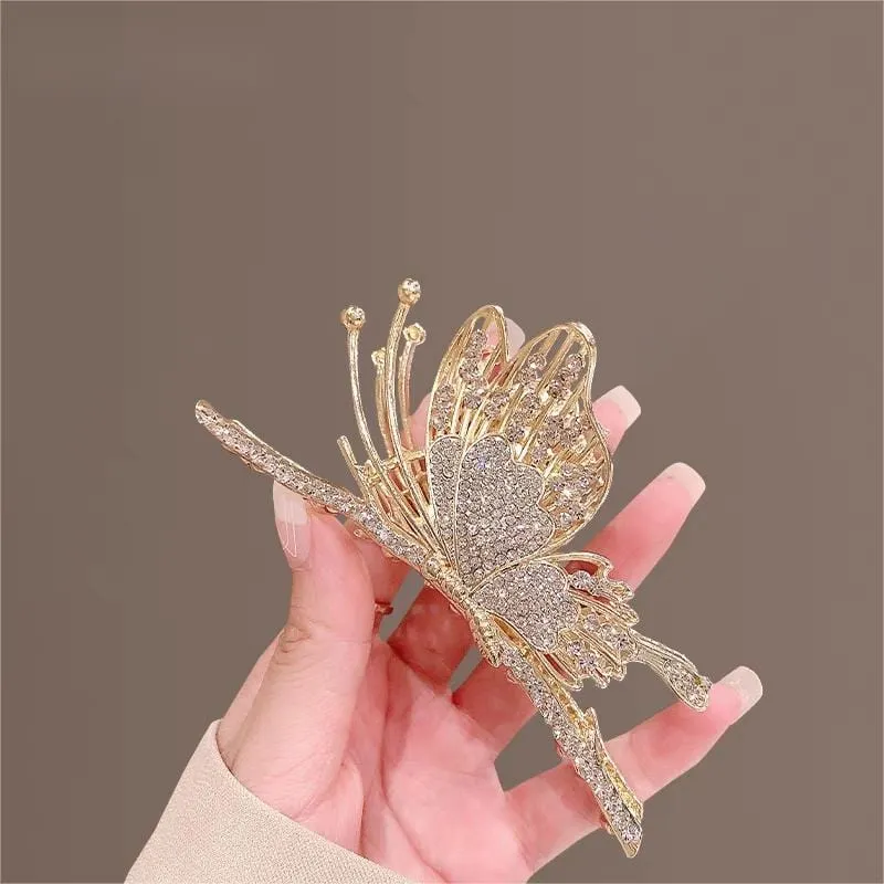 Charming Butterfly Chignon Claw Clip Hair Clip