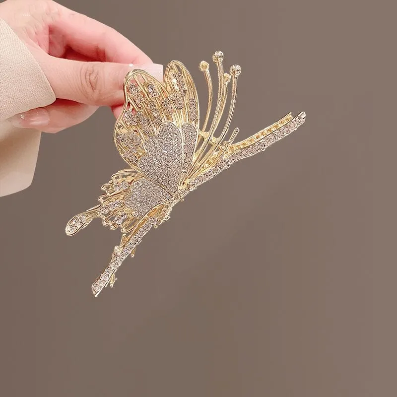 Charming Butterfly Chignon Claw Clip Hair Clip