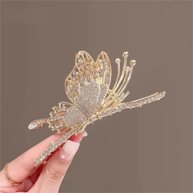 Charming Butterfly Chignon Claw Clip Hair Clip