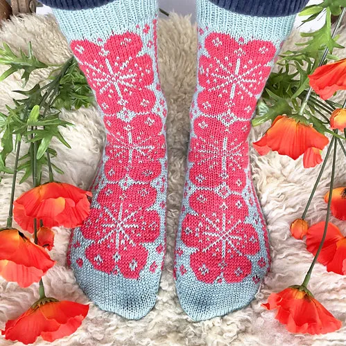 Charming Colorwork Socks - Charlotte Stone