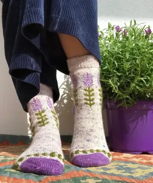 Charming Colorwork Socks - Charlotte Stone