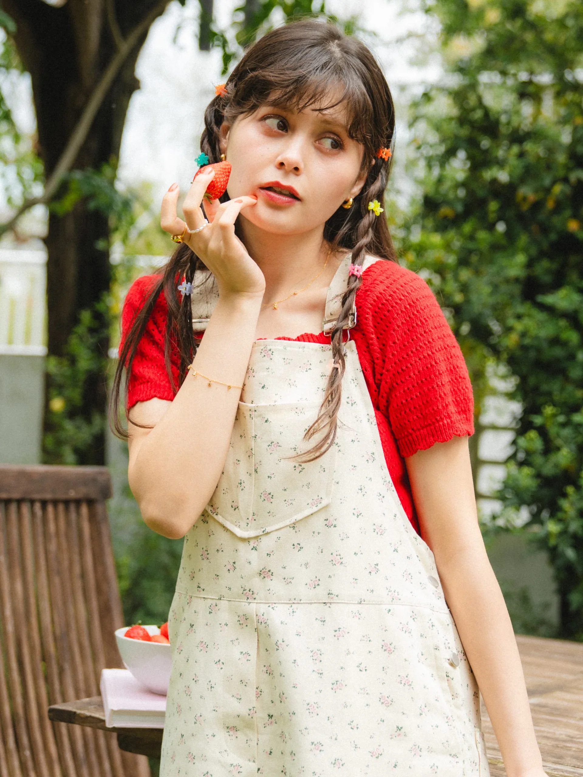 Charming Flowers Overalls