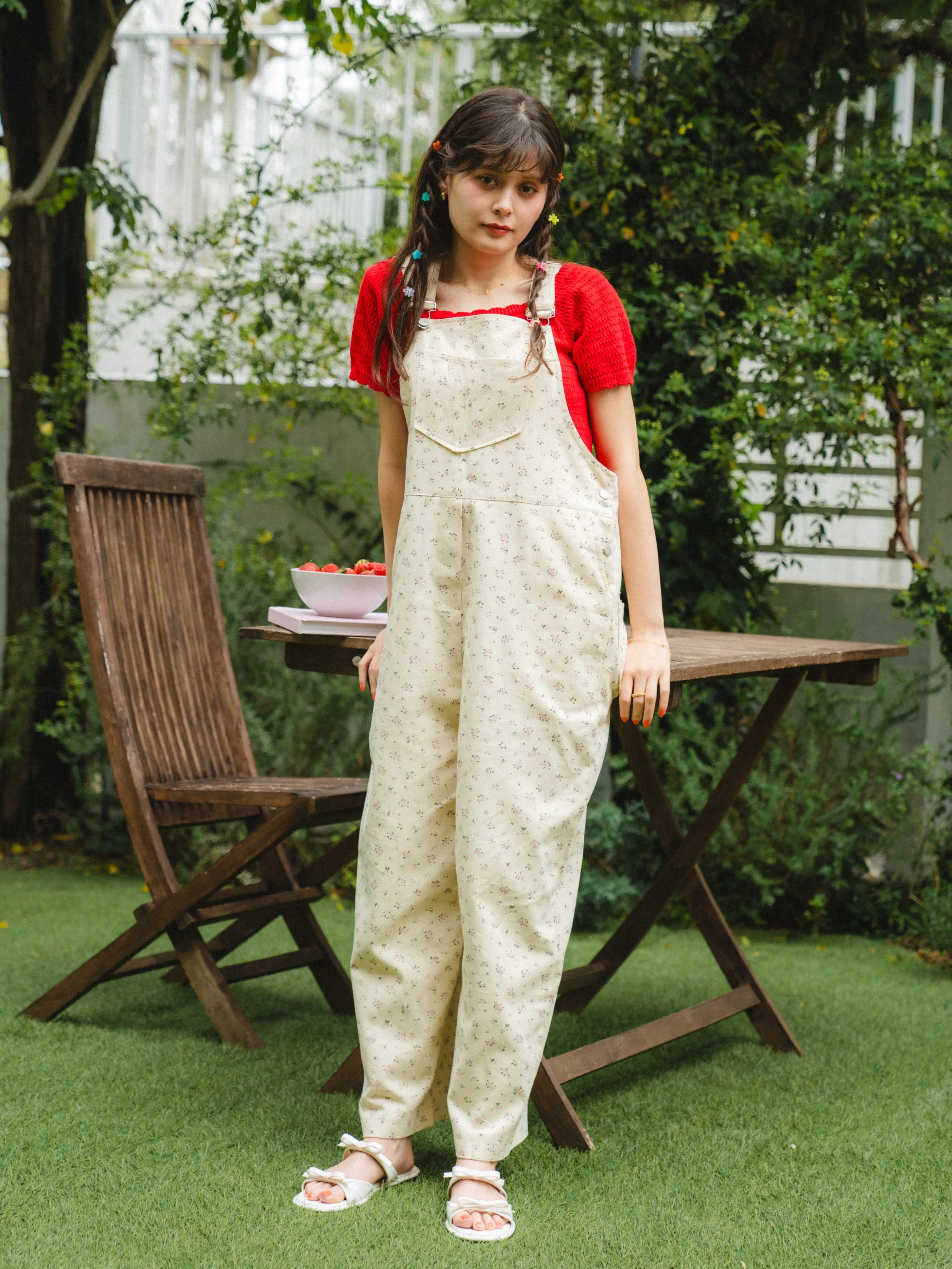 Charming Flowers Overalls