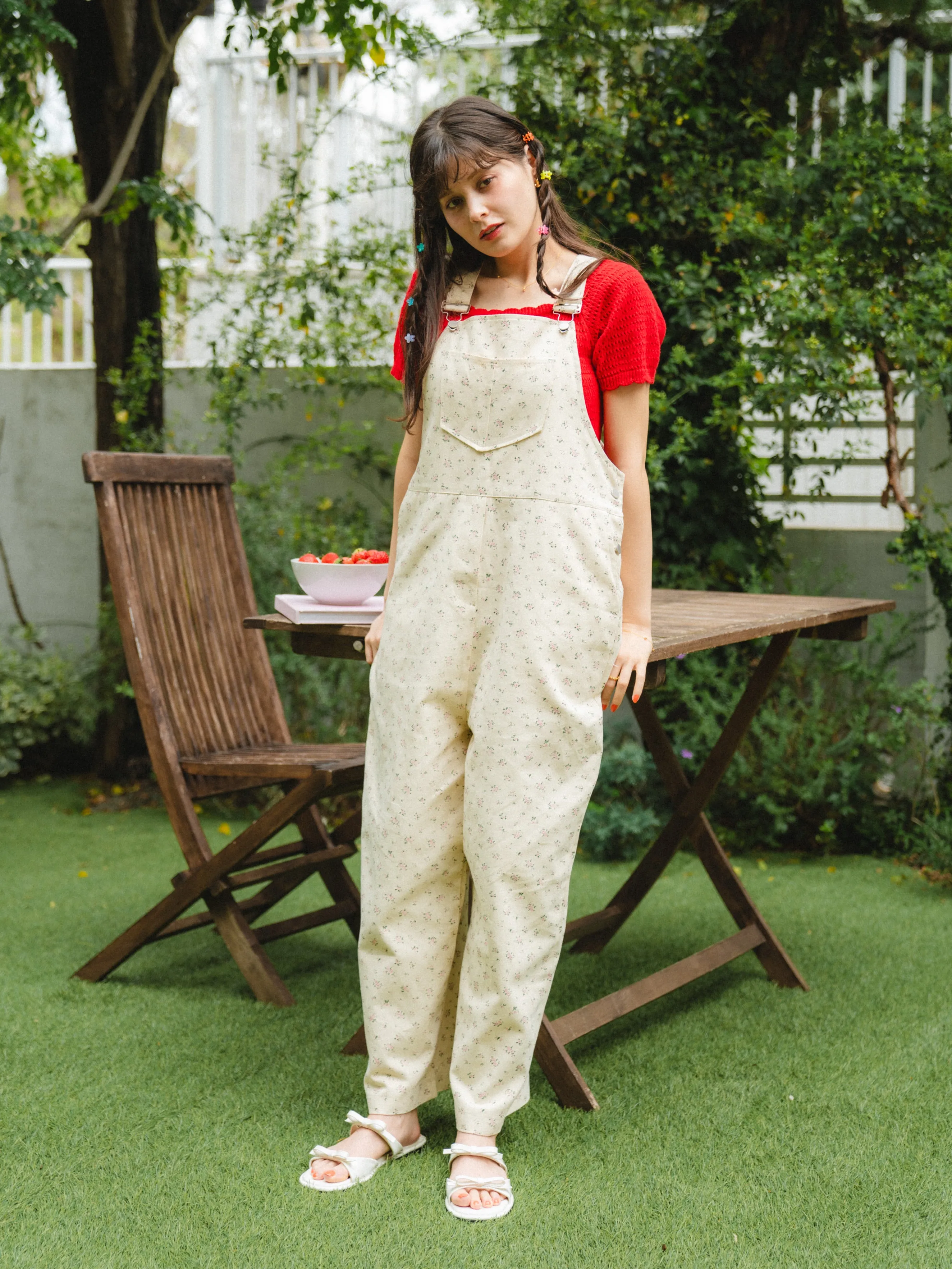 Charming Flowers Overalls