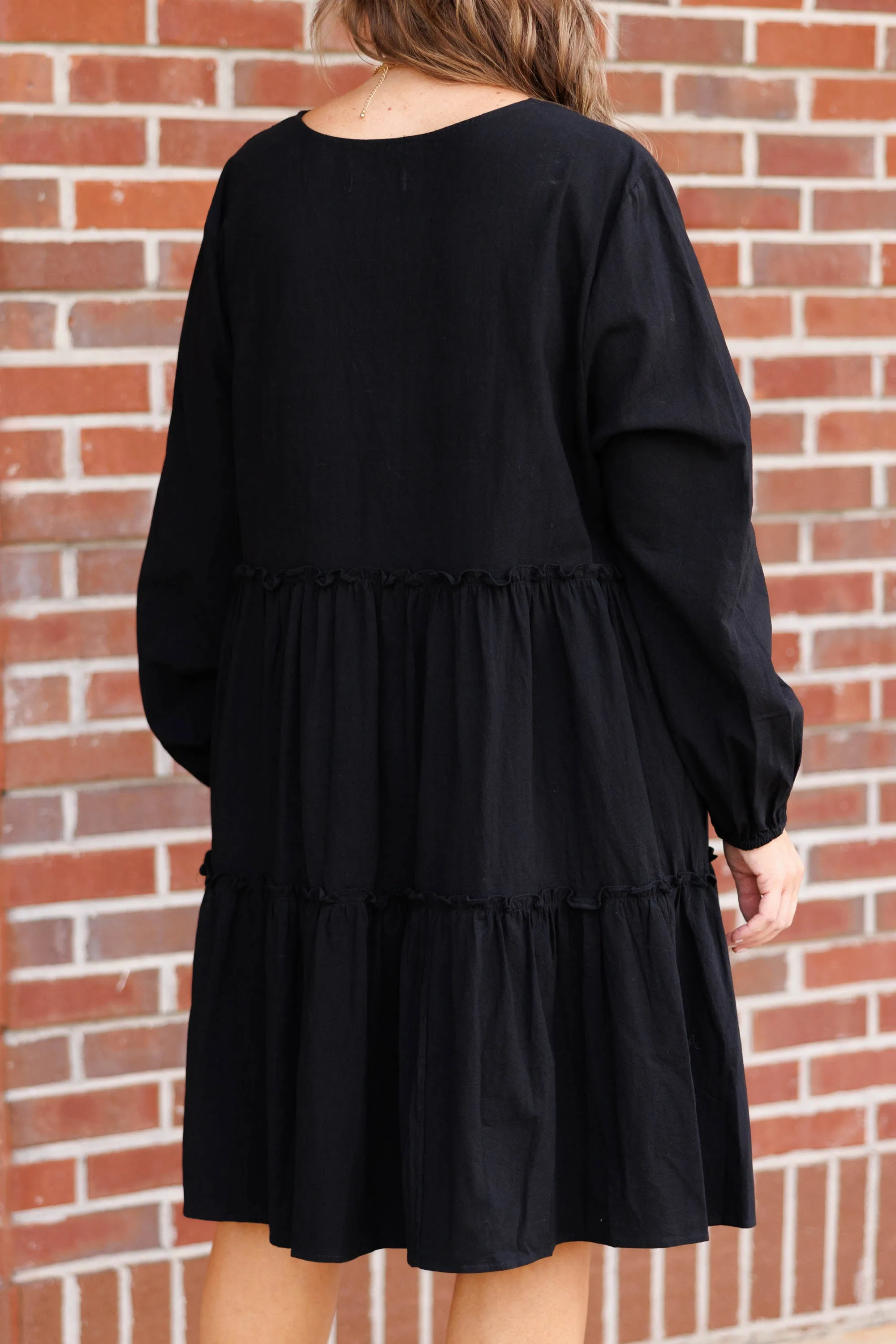 Charming Grace Dress, Black