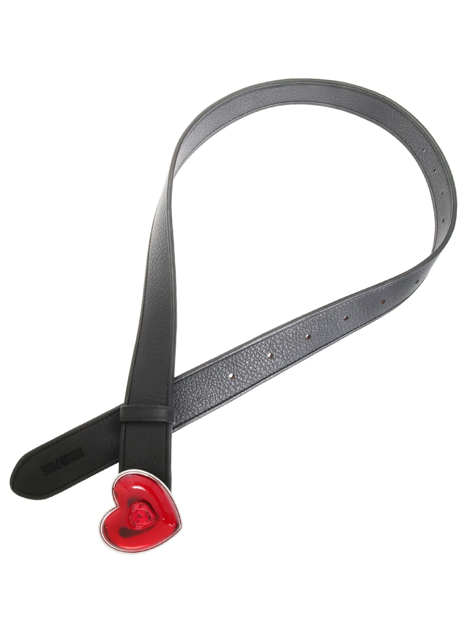 Charming Heart Belt Black