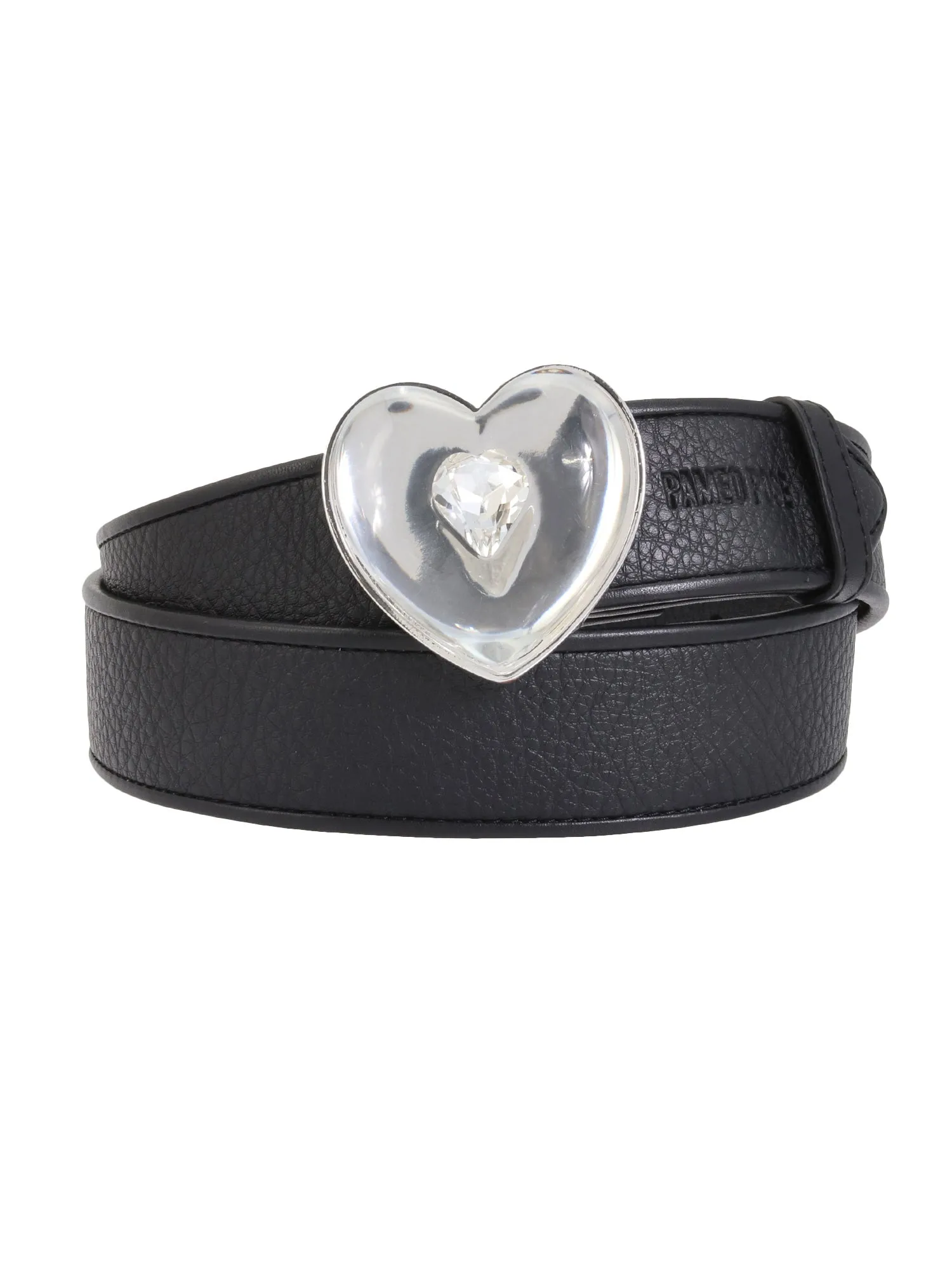 Charming Heart Belt Black