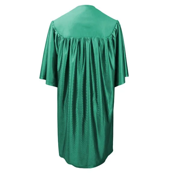 Child Shiny Emerald Graduation Cap & Gown - Preschool & Kindergarten