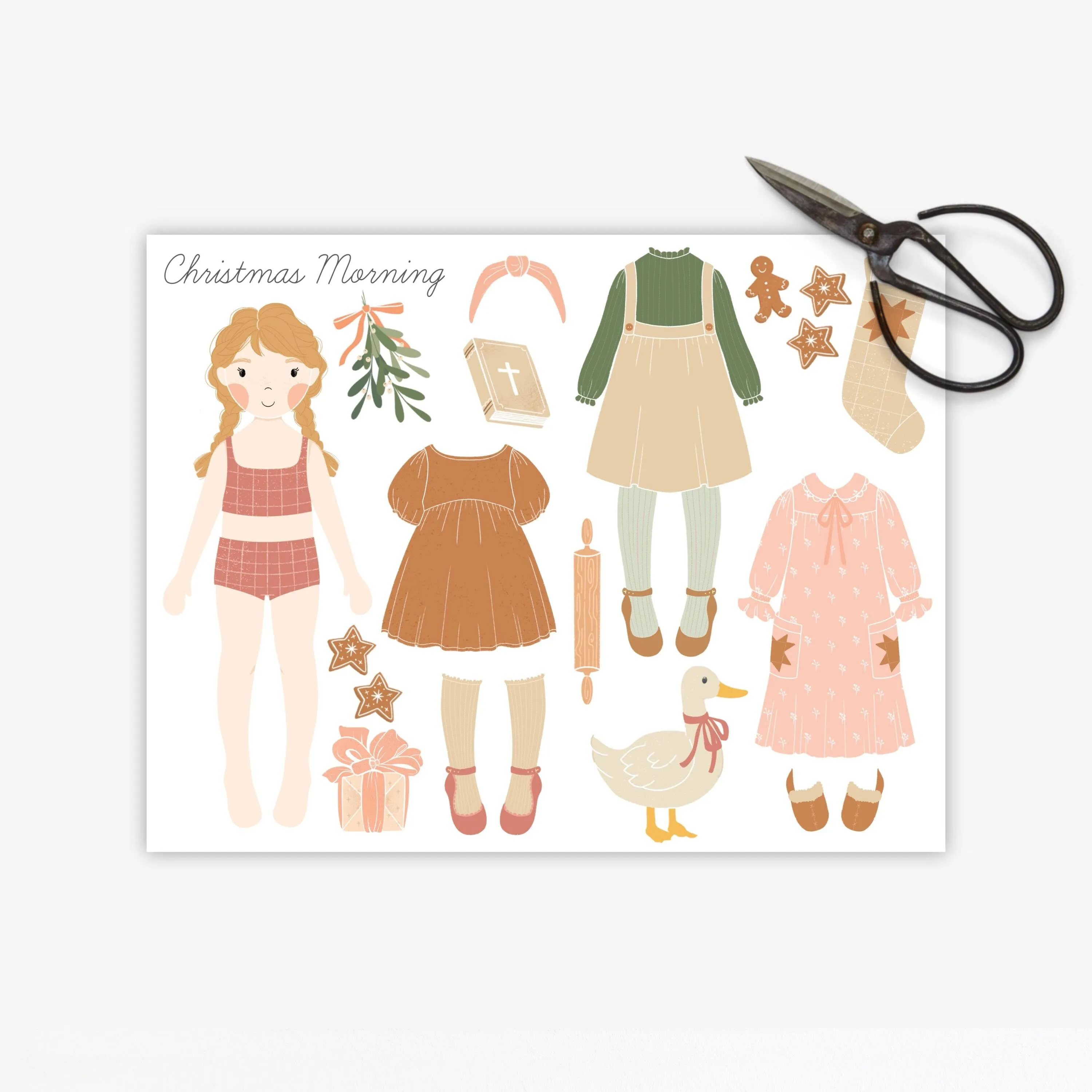 Christmas Paper Doll | Free Download