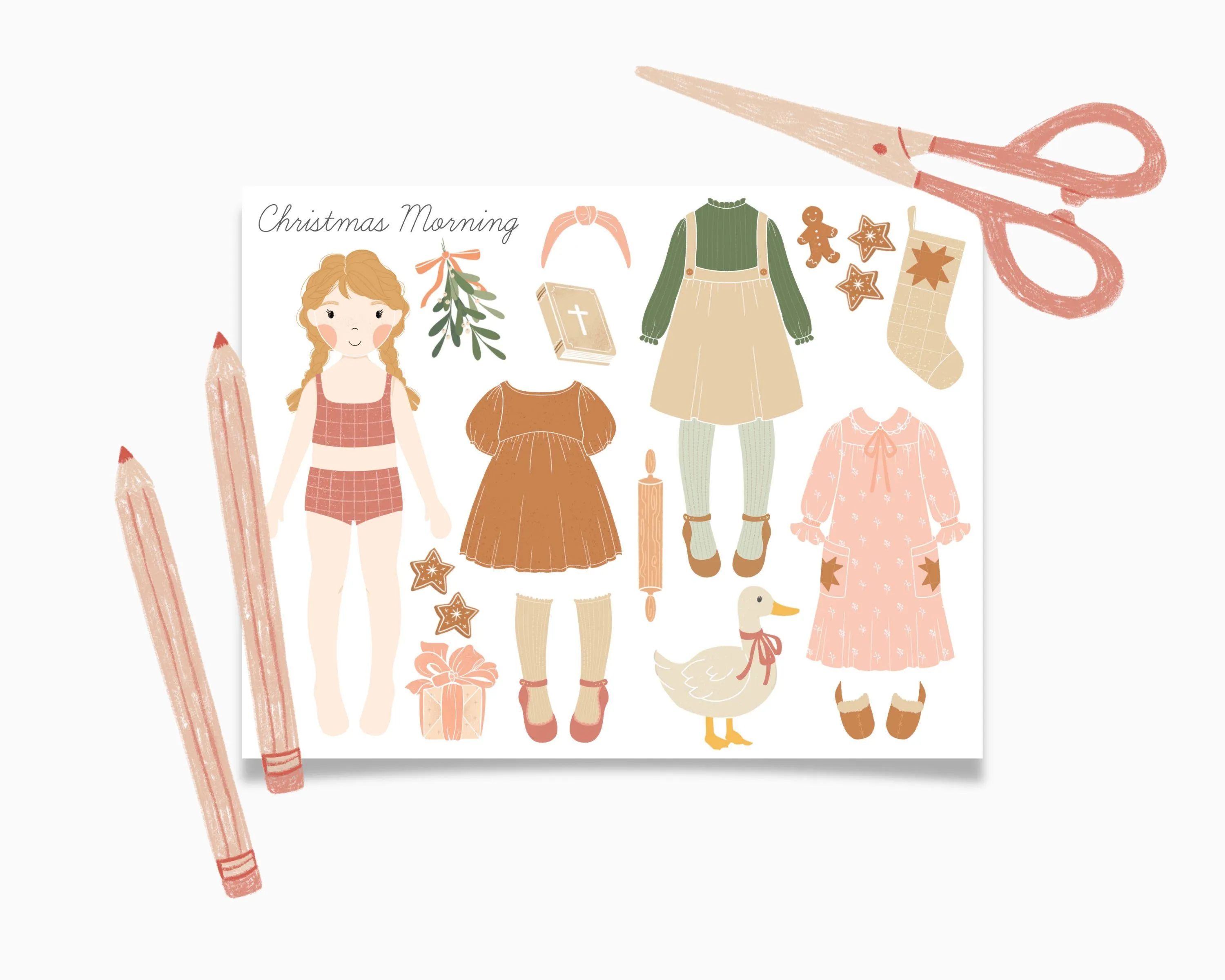 Christmas Paper Doll | Free Download