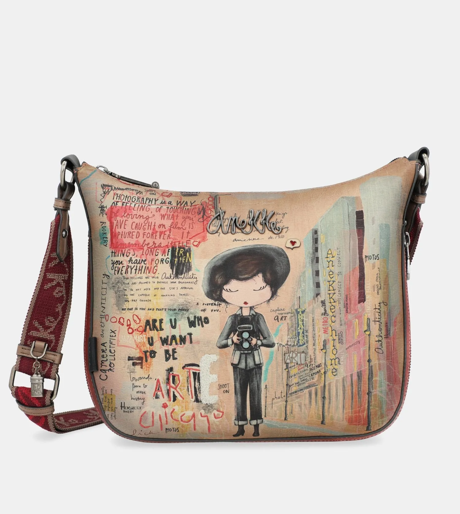 City Art large crossbody bag