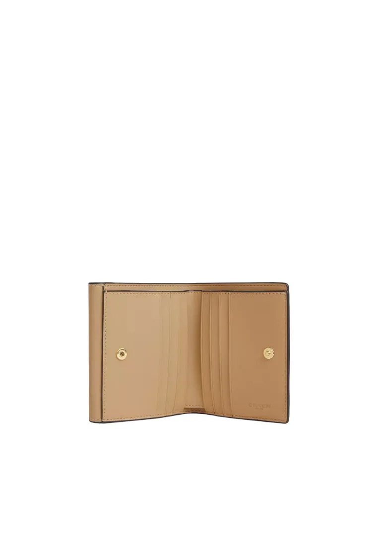 Coach Eliza Wallet Small In Tan CT985