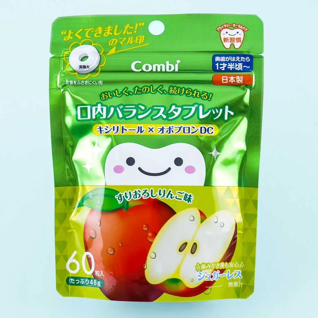 Combi Teteo Oral Balance Tablet Candy - Apple