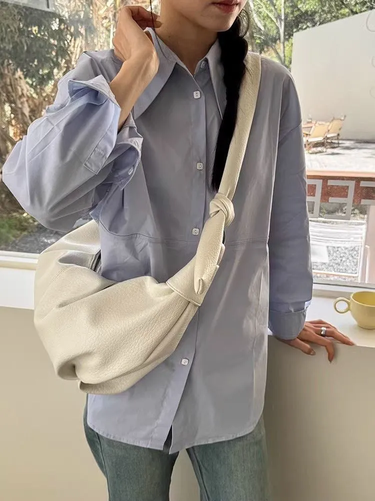 Curved Hobo Bag