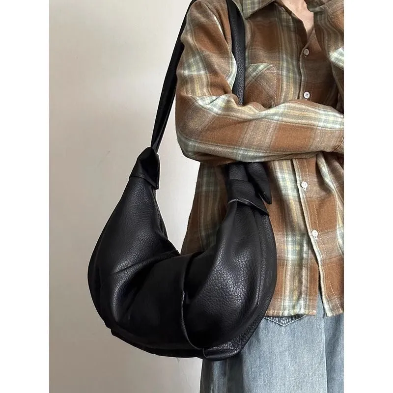 Curved Hobo Bag