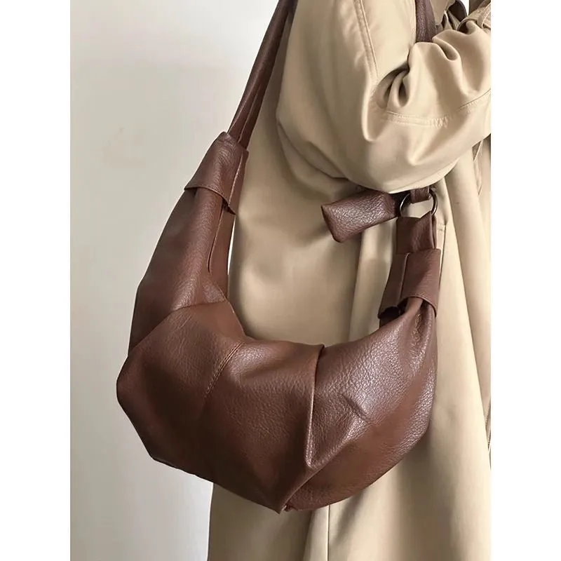 Curved Hobo Bag