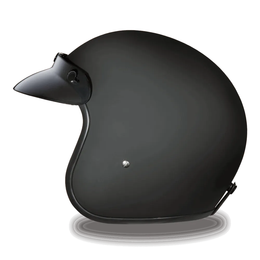 DC1-B D.O.T. Daytona Cruiser Helmet - Matte Black