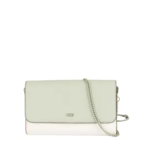 DKNY Leather Bryant Park Flap Wallet on Chain Bag