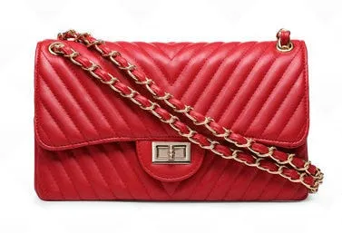 Double Chain Fashion Cross Body Bag