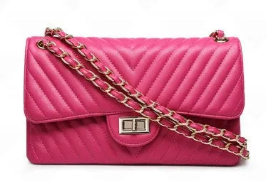 Double Chain Fashion Cross Body Bag