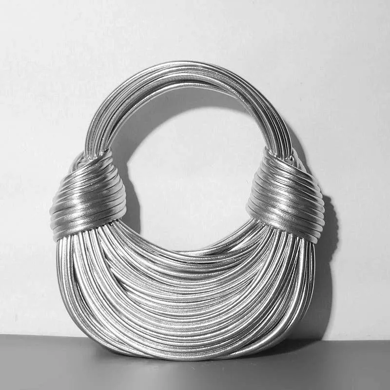 DOUBLE KNOT: GOLD or SILVER Clutch