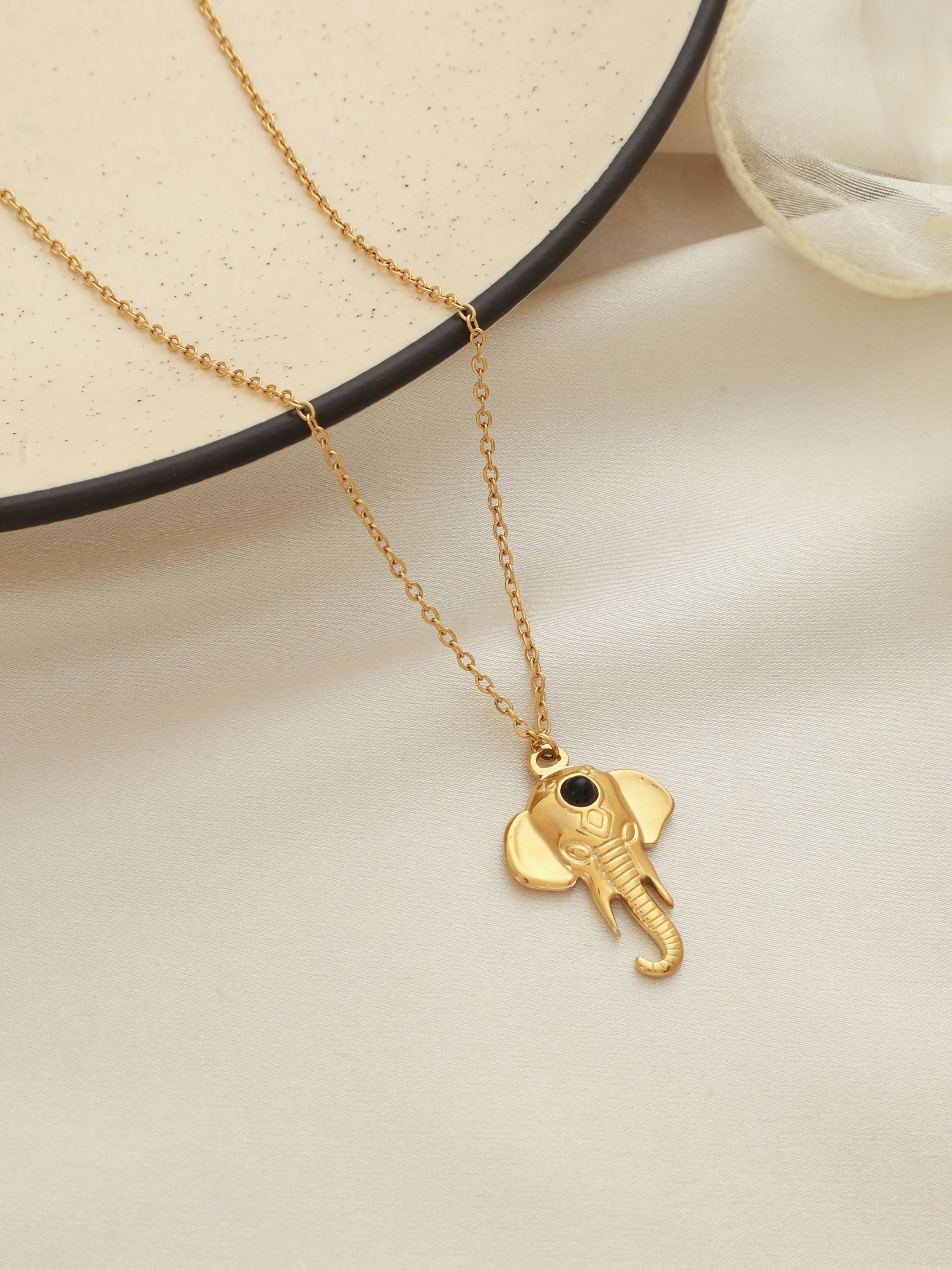 Elephant Pendant Necklace