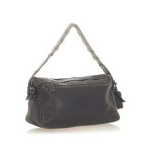 Fendi Selleria Leather Shoulder Bag (SHG-22496)