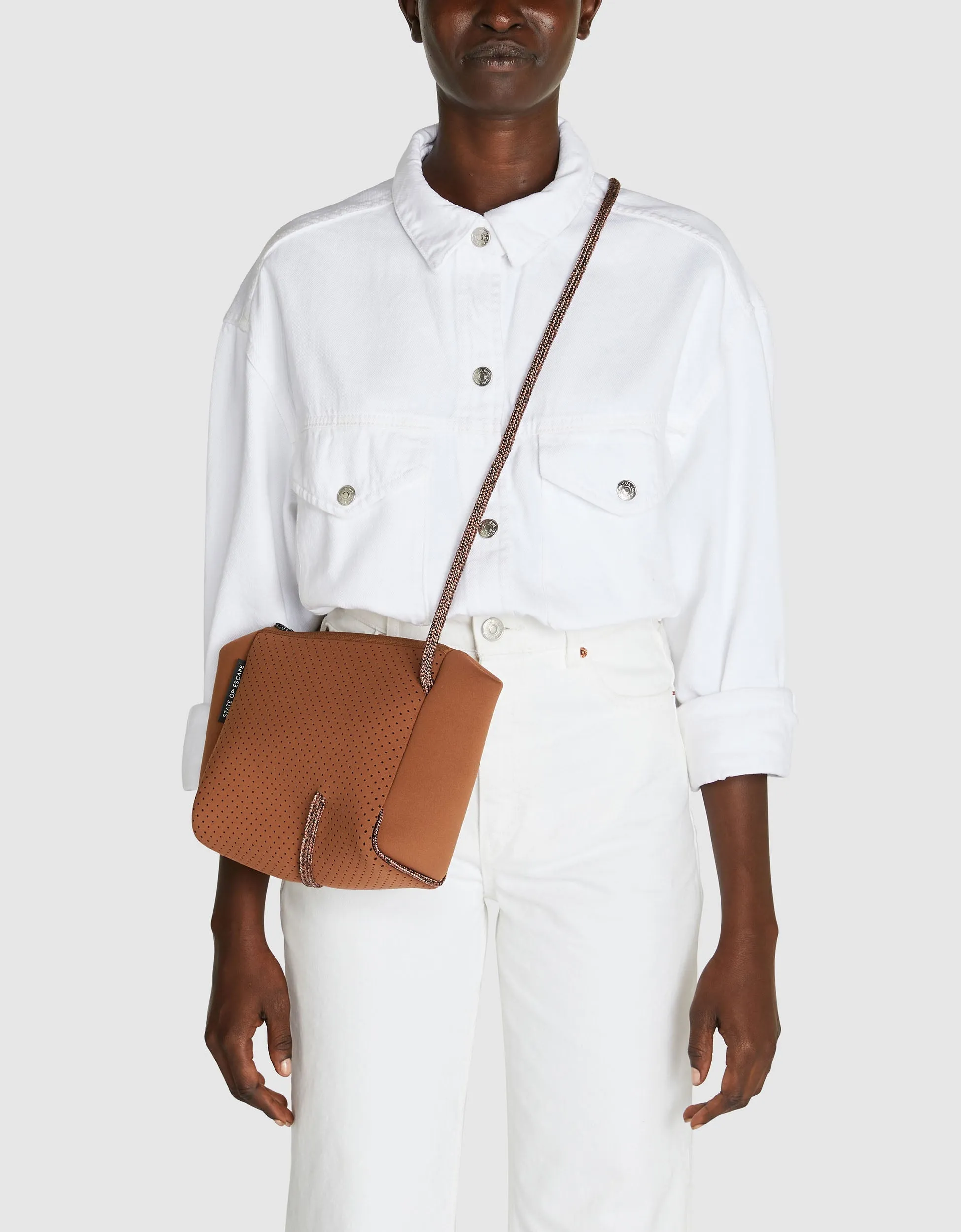 Festival crossbody in saddle